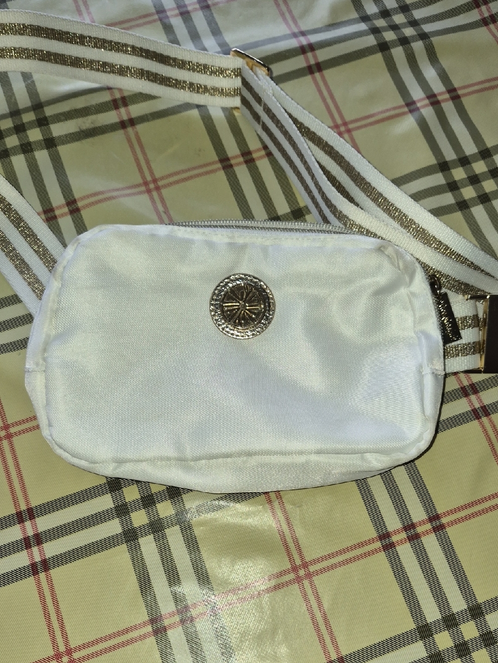 Lilly Pulitzer Jeanie Belt Bag Waist Belt Fanny Pack White